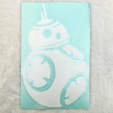 Star Wars BB-8 Droid 7" Vinyl Car Decal White