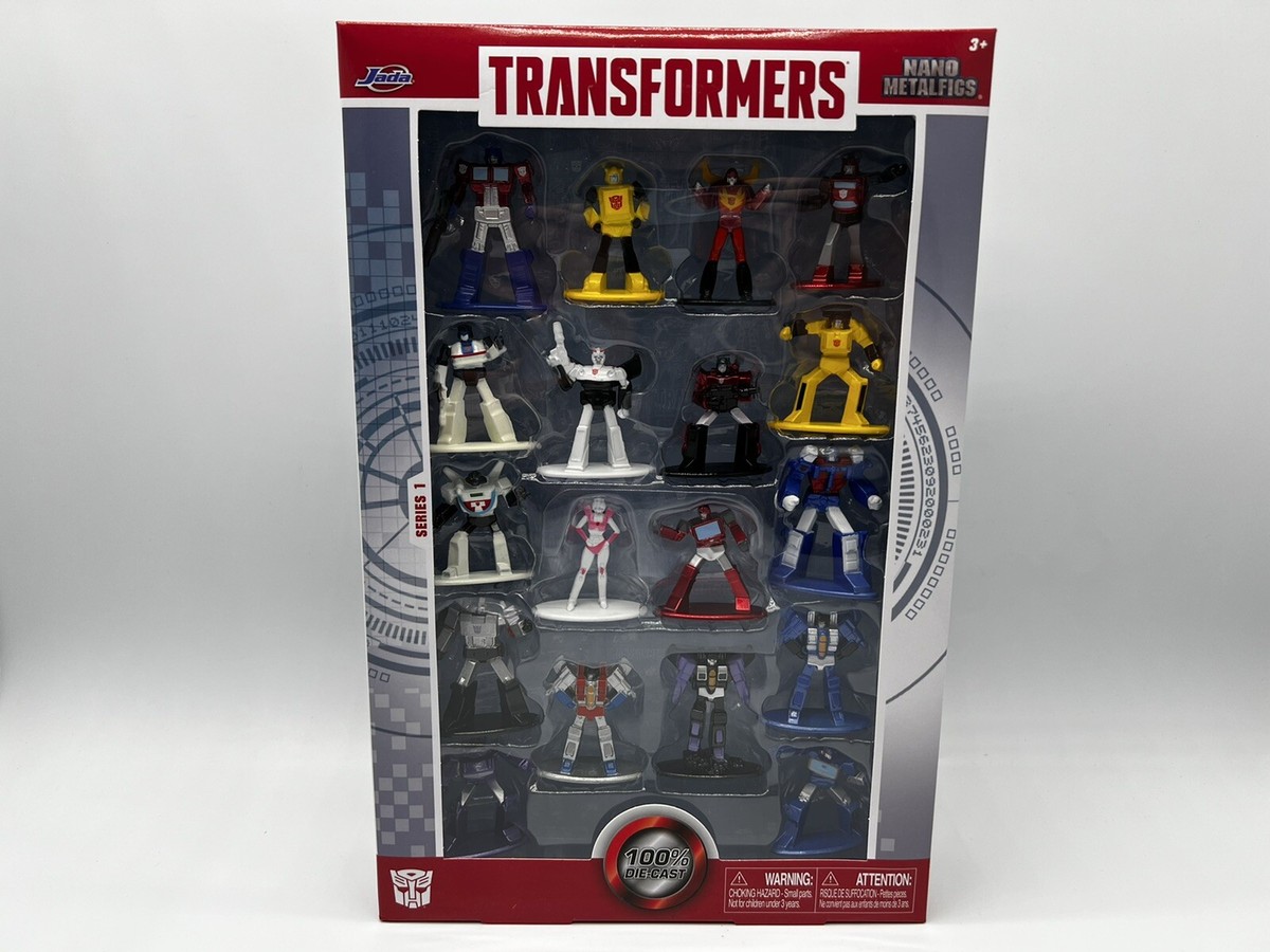 Transformers Nano Metalfigs Diecast 18 Figures Collector Set New