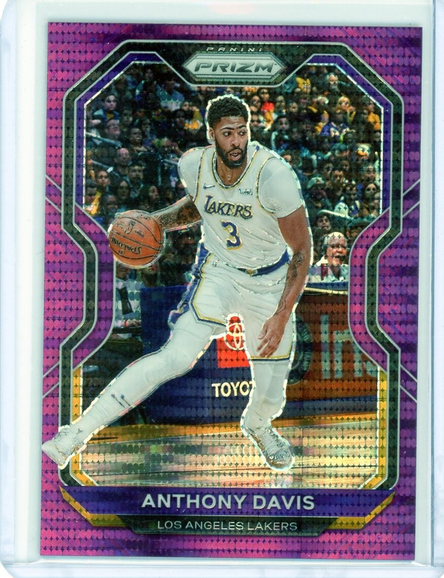 Anthony Davis 2020-21 Prizm Purple Pulsar 17/35