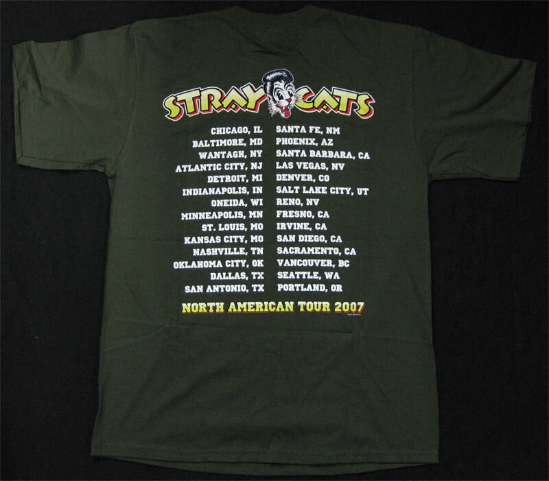 Stray Cats RANT 'N' RAVE Tシャツ 1980s Vintage Stray Cats Band T-shirt - 80s Stray Cats Rant