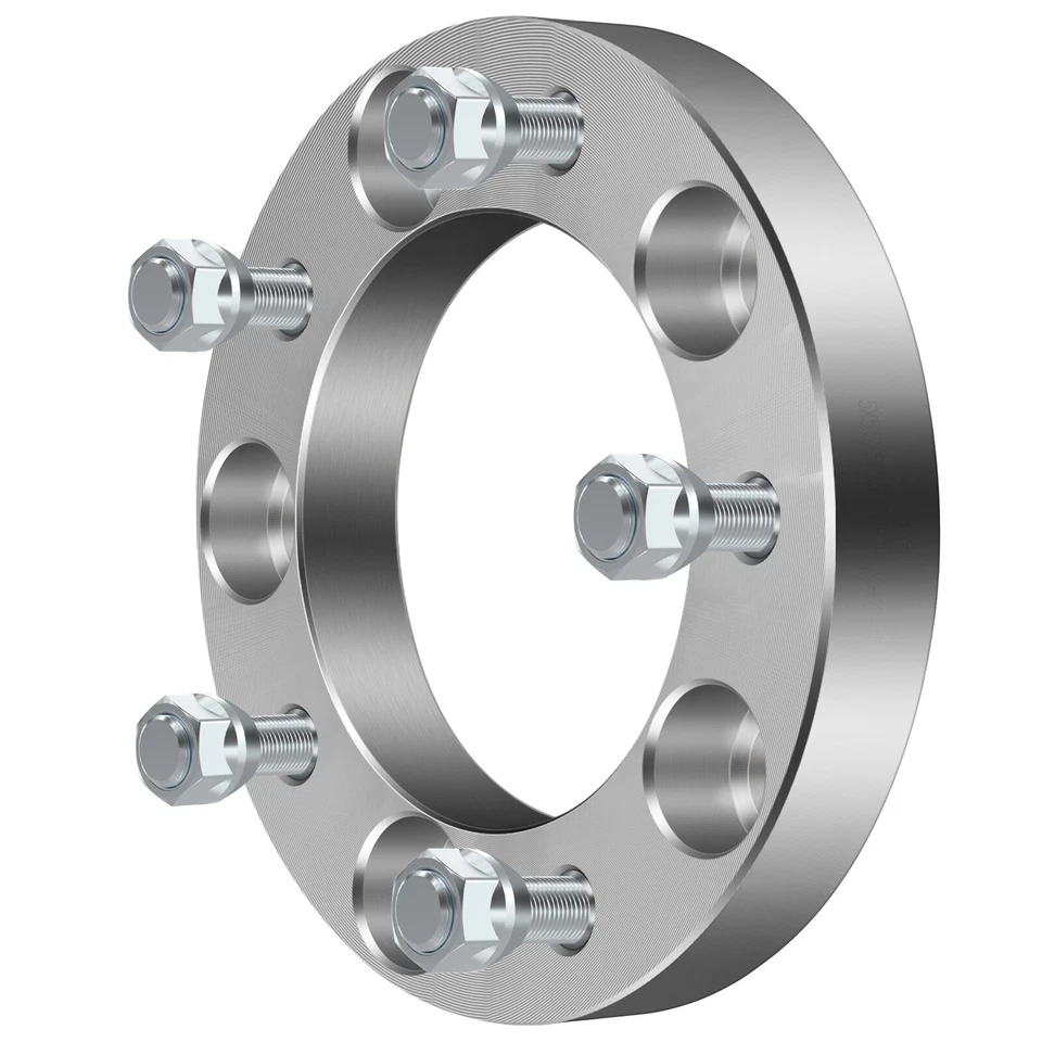 2 pcs 1" 5x5.5 1/2" studs wheel spacers for Jeep CJ5 CJ3 CJ6 CJ7 CJ6A - Image 3 of 4