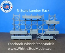 N-Scale Modern Lumber Rack N6510