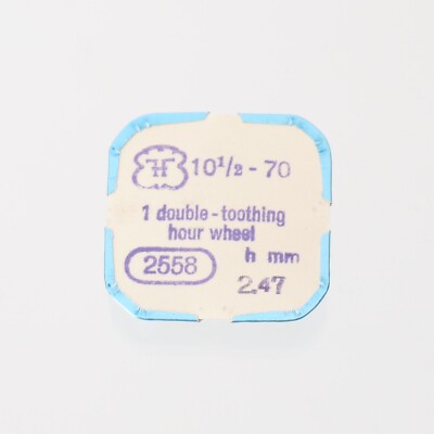 NEW FHF 70-2 Double Toothing Hour Wheel Watch Part #2558 New Stock (C4D14)