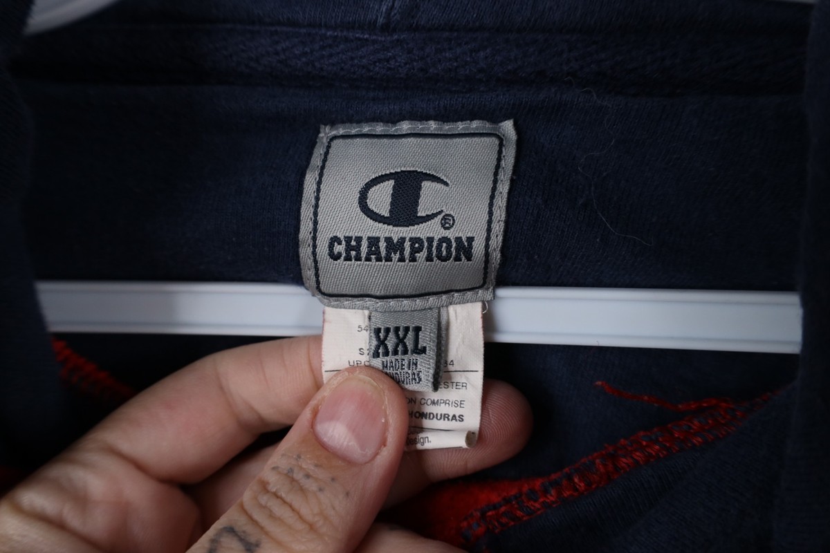 Vtg 90s Champion Mens 2XL Distressed Classic Logo Baggy