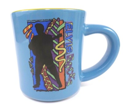 Elvis Presley King of Rock n' Roll Elvis Rocks Coffee Mug Cup USPTO