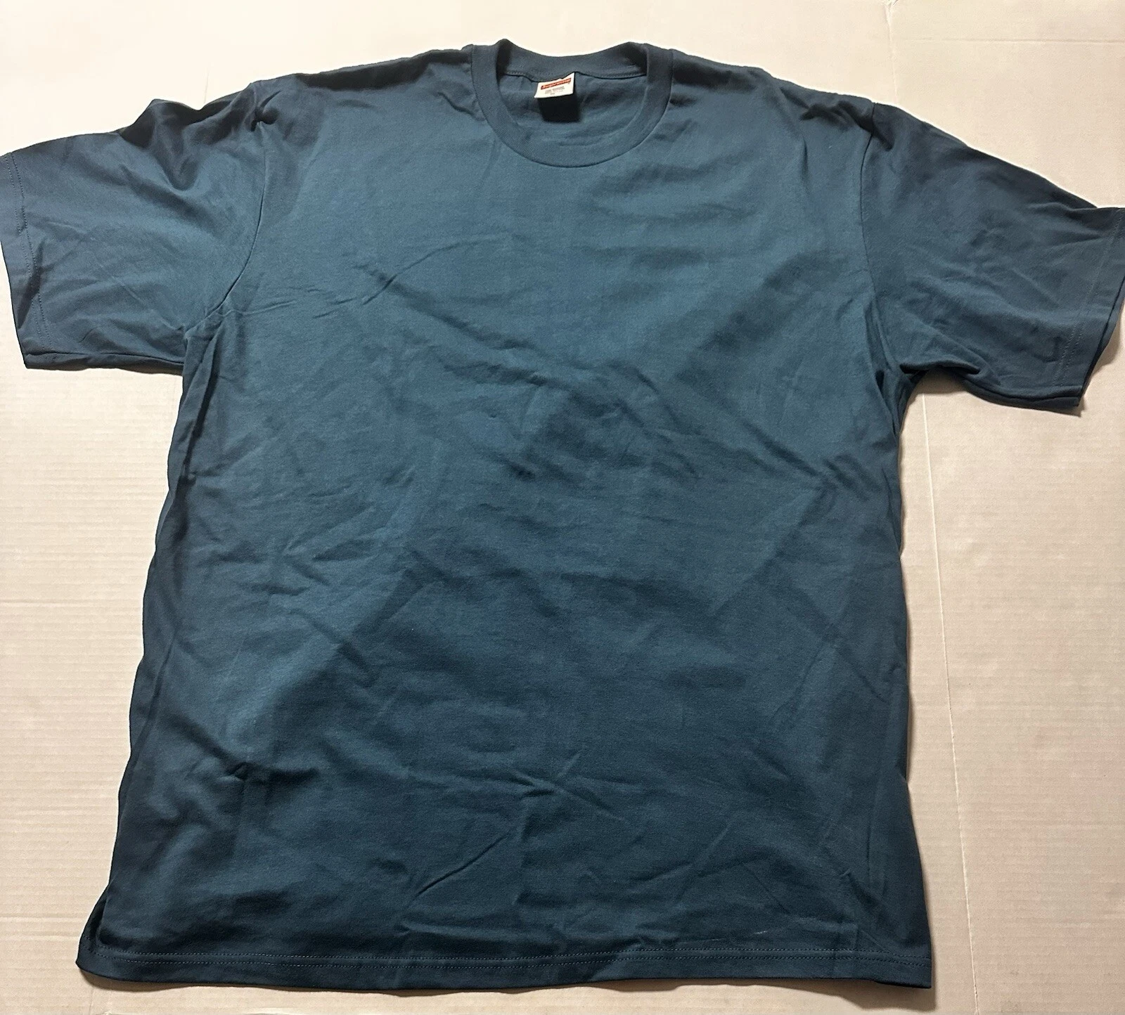 Tee shirt homme Supreme blanc turquoise taille XL