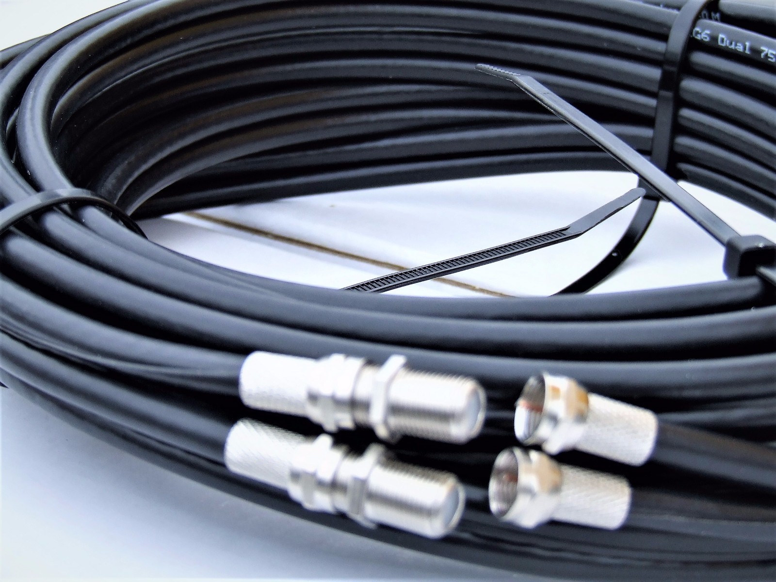 3m Twin Satellite Cable Extension Kit For Sky+ SKY Q SKY Q ULTRA PC TV