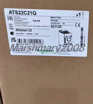 ATS22C21Q Schneider Soft Starter by FEDEX Or UPS
