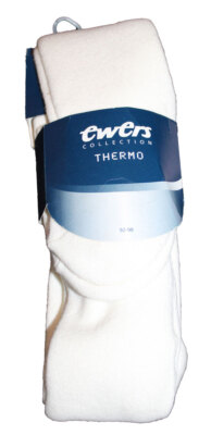STRUMPFHOSE  WOLLWEISS NATURWEISS WEICH HOSE THERMOSTRUMPFHOSE EWERS 92 - 98 NEU
