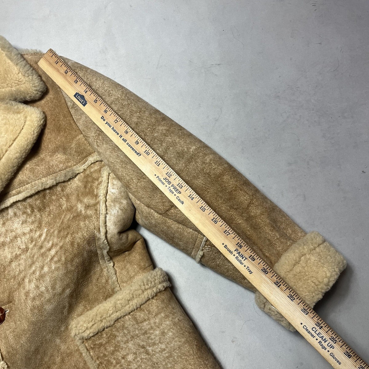 Vintage SAWYER OF NAPA Shearling Sheepskin Coat Jacket Size Vintage SAWYER OF NAPA Shearling Sheepskin Coat Jacket Size