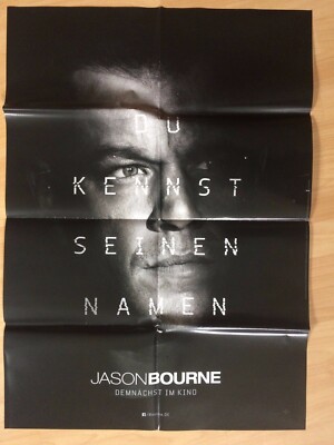 Filmposter * Kinoplakat * A1 * Jason Bourne * 2016 * Regie: Paul Greengrass