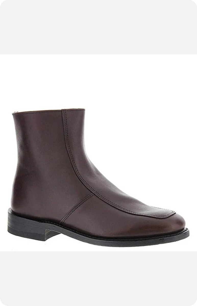 Executive Imperials 910 Leather Closed Toe Mid-Calf Burgundy  display picture 1