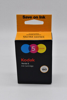 #ad NEW Kodak Verite 5 Ink Cartridge 5 Color $48.43