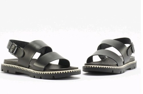 GAUDI' TRADE! Sandali bassi donna scarpe Nero Bianco PELLE jo guess armani  geox | eBay