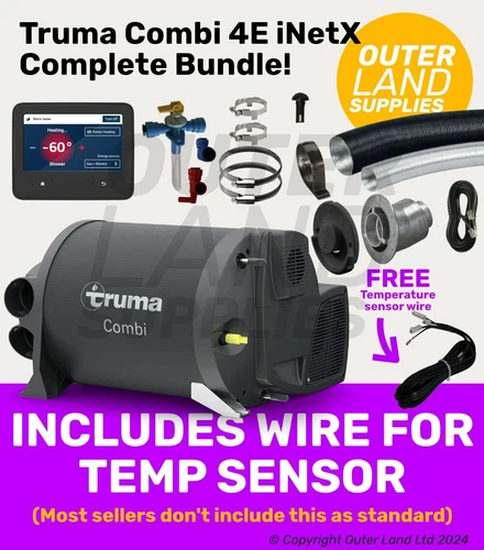 Truma Combi 4E Boiler Bundle + iNet X Control Panel John Guest Caravan Campervan