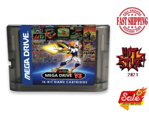 for SEGA GENESIS Mega Drive Console New 1200 in 1 Game Cartridge EDMDS V3 Pro