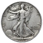 1939-S Walking Liberty Half Dollar In XF Condition
