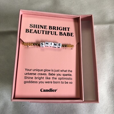 Sun Bright Beautiful Babe By Candier Bracelet