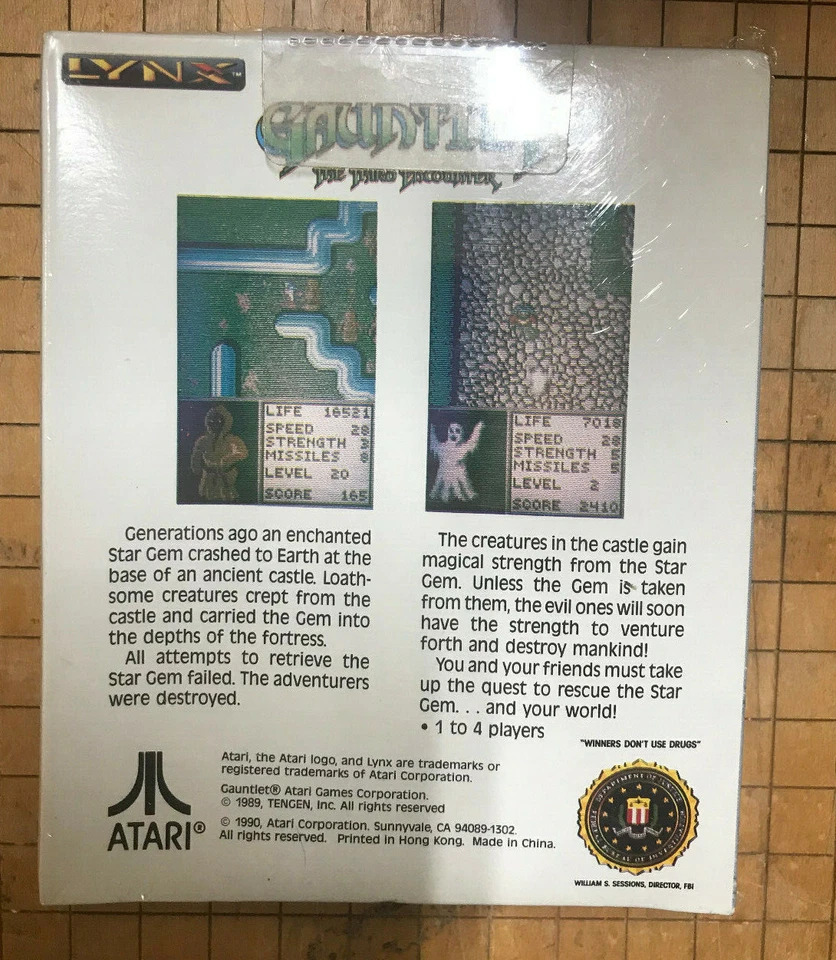 GAUNTLET THE THIRD ENCOUNTER Atari Lynx NEW Factory Sealed PA2024 - Image 2 of 2