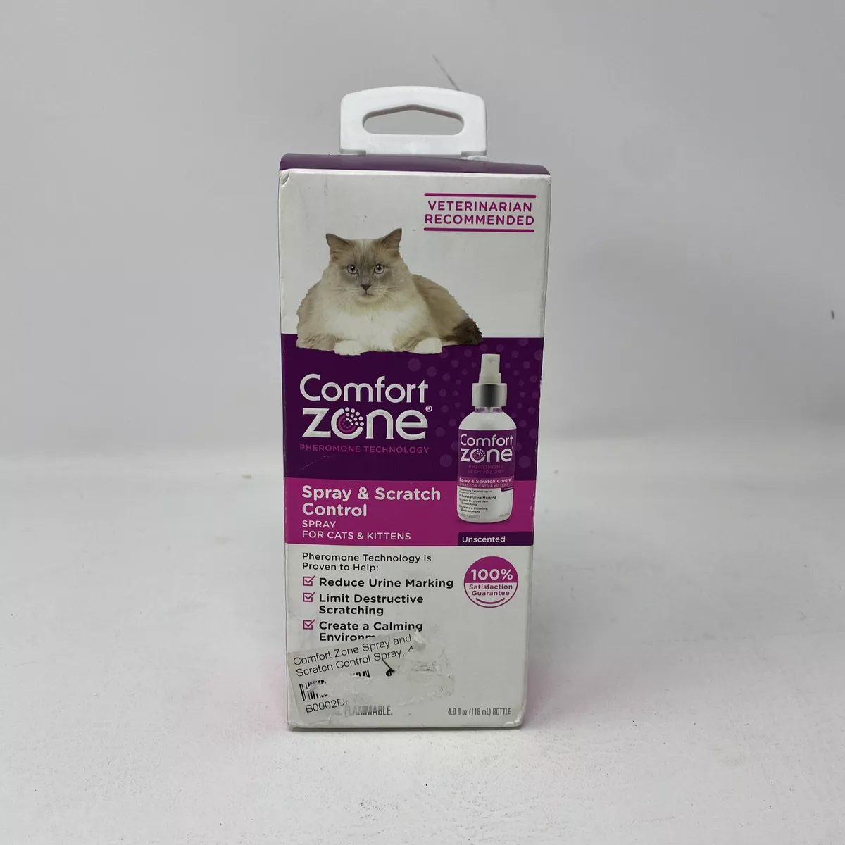 Comfort Zone Cat Calming Spray Value Size 4oz Pheromones to Support Travel S