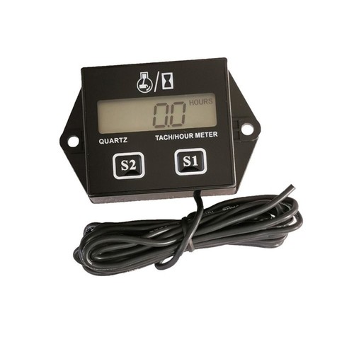 LCD Display Tachometer Gauge Engine RPM Meter Digital Engine Tach Hour Meter - Picture 8 of 8