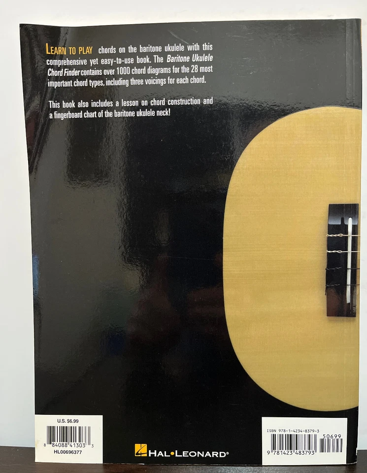 Hal Leonard - BARITONE UKULELE Chord Finder Book - EX - Image 2 of 3