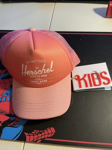 HERSCHEL Pink Trucker Cap kids Girl Hat 