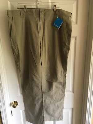 Men s Columbia Royce Peak Pants 44x32 Khaki NWT $60