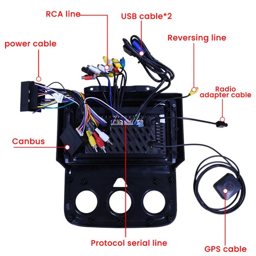 For Dodge RAM 2013-2018 Android 13 Car Stereo Radio GPS NAVI FM Carplay Player - Picture 6 of 17