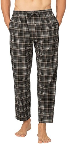 LAPASA Men's 100% Cotton Woven Flannel 