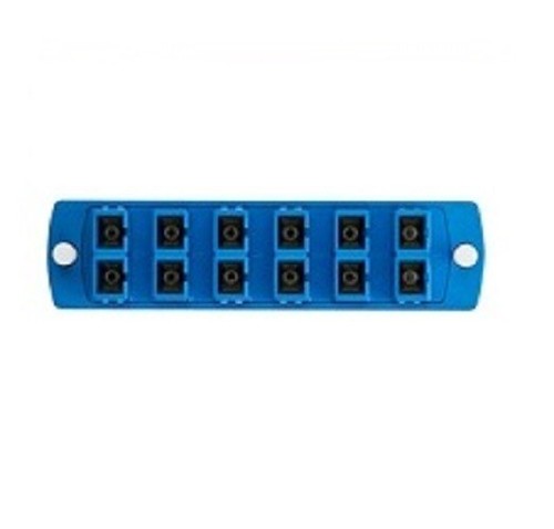 Leviton 5F100-2LC 6-PACK PLATE DUPLEX SC SM 12-F BLUE ZIRCONIA CERAMIC SLEEVE. - 第 1/1 張圖片