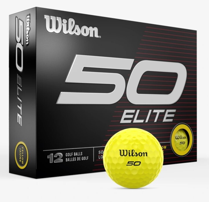 Wilson 50 Elite 1 Dozen Golf Balls New