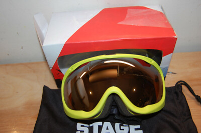 NWT Stage PG13 Goggle Snow Ski Goggles Green STG1400PG13G