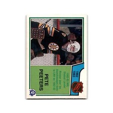 1983 O-Pee-Chee Pete Peeters Shutout Leaders #222