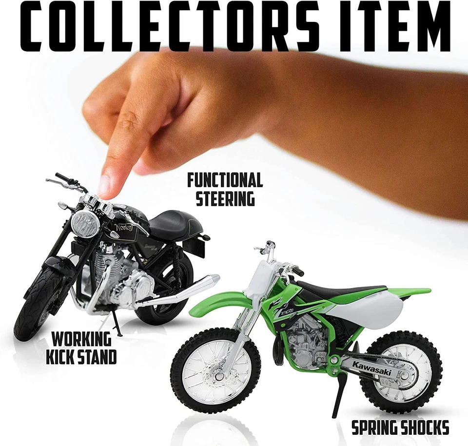 Литой под давлением желтый мотоцикл Welly Suzuki DR-Z400S, масштаб 1:18 - Изображение 3 из 4