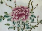 An Excellent Chinese Qing Dynasty Famille Rose Porcelain Plaque, Rosewood Frame. — photo 8