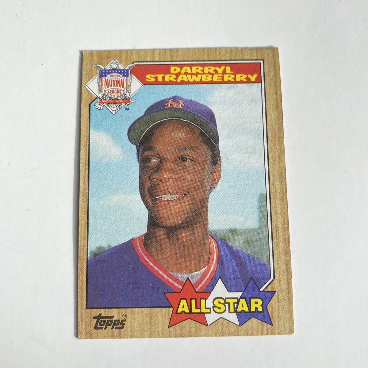 1986年 明星ALLSTAR DIARYNOTE 1986年 明星ALLSTAR DIARYNOTE 1986 TOPPS Darryl Strawberry #601 All