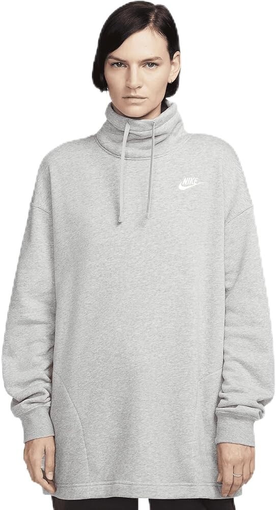 Nike Sportswear Club Fleece Oversized Mock-Neck Sweatshirt Women's