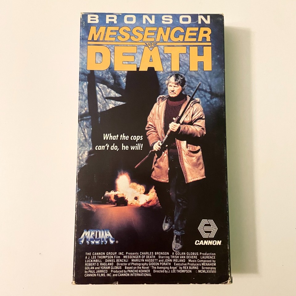 1989 Messenger of Death VHS Video Tape Charles Bronson Crime Mystery eBay