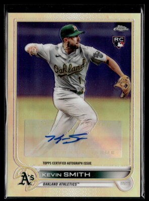 2022 TOPPS CHROME REFRACTOR ROOKIE AUTO KEVIN SMITH A'S | eBay