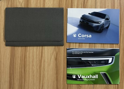 Vauxhall (Opel) Corsa 2019-2024 Kurzanleitung und Serviceheft