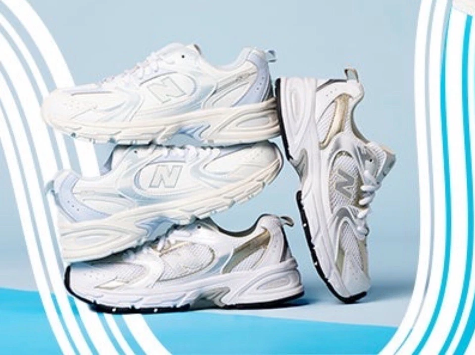 New Balance 530 Rosa Azúcar, Triple Rosa, Plateado Juvenil GS 4Y-7Y Ajuste Mujer 5.5-8.5 Foto 2 de 3