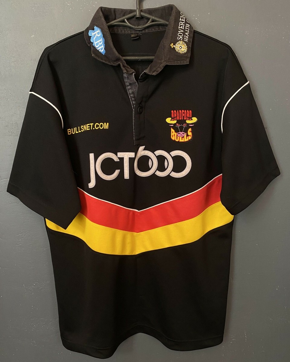 VINTAGE OLD MEN RUGBY LEAGUE BRADFORD BULLS 2002/2003 SHIRT JERSEY
