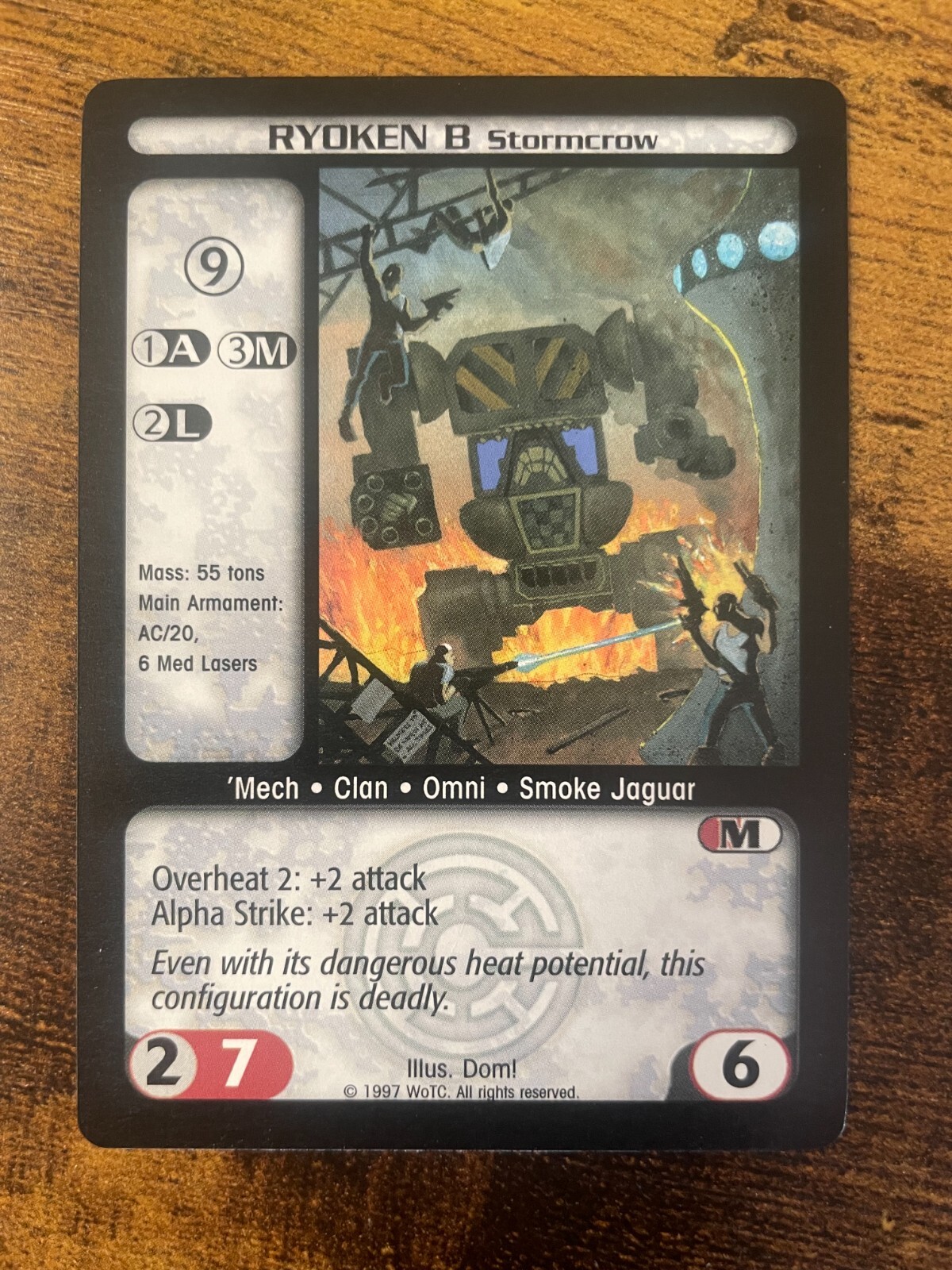 Battletech CCG TCG Card Game Rare Counterstrike Ryoken B Stormcrow | eBay