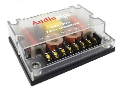 3 Way 300 Watt Peak Passive Crossover Mid High 4 Ohm Car Audio CRX-303 Audiopipe