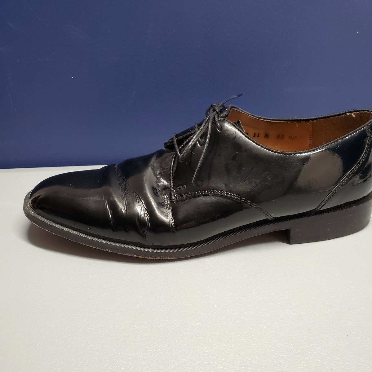 Stacy Adams Dress Shoes Men Size 11 Black Patent Leather Comfort Lace Up 2361743 s-l1200.jpg main image 3
