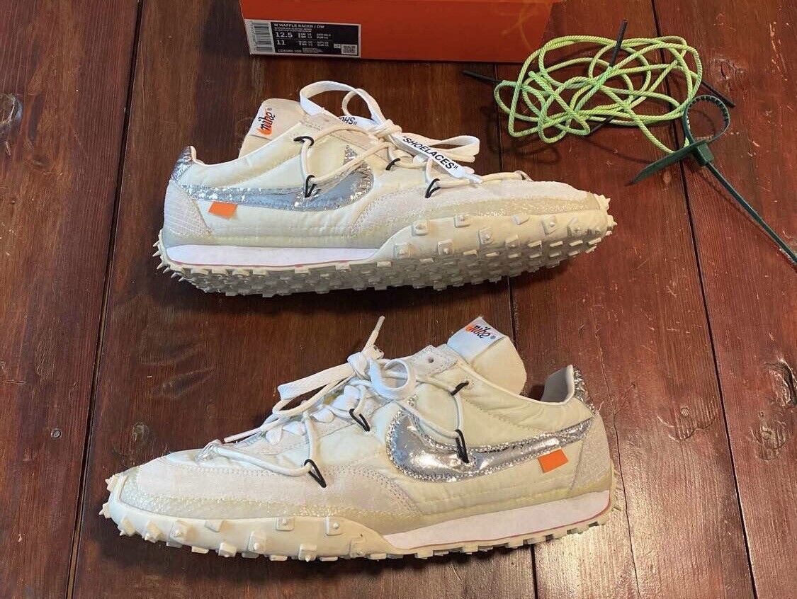 Nike Off White Waffle Racer Electric Green Size 12.5 Nike Off White Waffle Racer Electric Green Size 12.5
