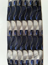 NWT BERGAMO NEW YORK  HAND MADE 100% Silk NECK TIE 59.875" X 3.875"