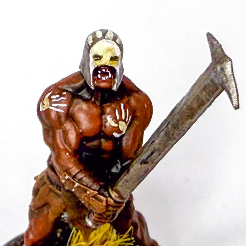 Uruk-hai Berserker, Lord of the Rings, LOTR, GW proxy minis, Two Towers