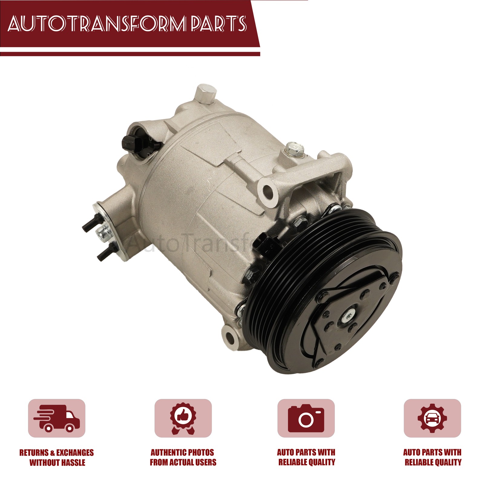 A/C Compressor For Maserati Ghibli Newer Quattroporte Levante 3.0L Only 333332